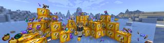 Panorama of the Minecraft Bedrock Marketplace product LUCKY BLOCKS created by Chunklabs.