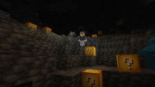 Screenshot of the Minecraft Bedrock Marketplace product LUCKY BLOCKS created by Chunklabs.