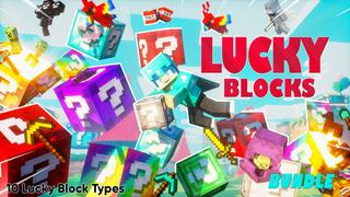 Thumbnail of the Minecraft Bedrock Marketplace product LUCKY BLOCKS BUNDLE! created by Chunklabs.