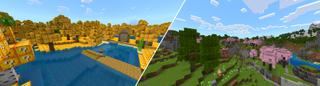 Panorama of the Minecraft Bedrock Marketplace product LUCKY BLOCKS DIMENSION! created by Chunklabs.