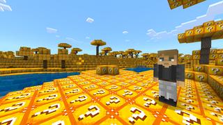 Screenshot of the Minecraft Bedrock Marketplace product LUCKY BLOCKS DIMENSION! created by Chunklabs.