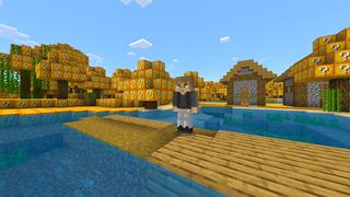 Screenshot of the Minecraft Bedrock Marketplace product LUCKY BLOCKS DIMENSION! created by Chunklabs.