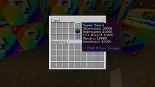 Screenshot of the Minecraft Bedrock Marketplace product LUCKY BLOCKS RAINBOW! created by Chunklabs.