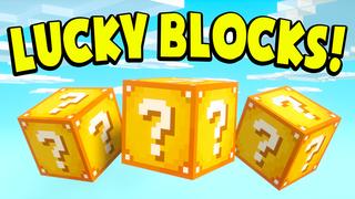 Thumbnail of the Minecraft Bedrock Marketplace product LUCKY BLOCKS! created by Chunklabs.