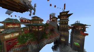 Screenshot of the Minecraft Bedrock Marketplace product Ninja Parkour created by Chunklabs.