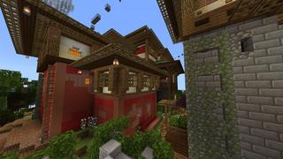 Screenshot of the Minecraft Bedrock Marketplace product Ninja Parkour created by Chunklabs.