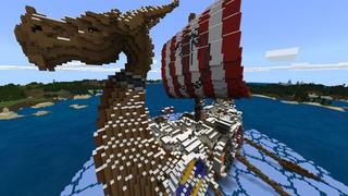 Screenshot of the Minecraft Bedrock Marketplace product Norse Vikings created by Chunklabs.
