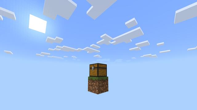 Screenshot of the Minecraft Bedrock Marketplace product ONE BLOCK: CRAFTABLE ISLANDS! created by Chunklabs.