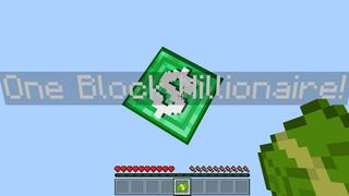 Screenshot of the Minecraft Bedrock Marketplace product ONE BLOCK MILLIONAIRE! created by Chunklabs.