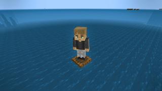 Screenshot of the Minecraft Bedrock Marketplace product ONE BLOCK RAFT! created by Chunklabs.