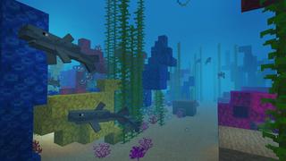 Screenshot of the Minecraft Bedrock Marketplace product ONE BLOCK RAFT! created by Chunklabs.