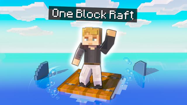 Thumbnail of the Minecraft Bedrock Marketplace product ONE BLOCK RAFT! created by Chunklabs.