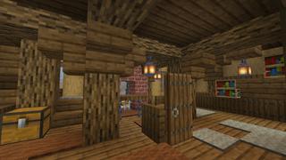 Screenshot of the Minecraft Bedrock Marketplace product PORTABLE HOUSES! created by Chunklabs.