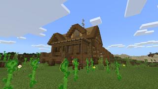 Screenshot of the Minecraft Bedrock Marketplace product PORTABLE HOUSES! created by Chunklabs.