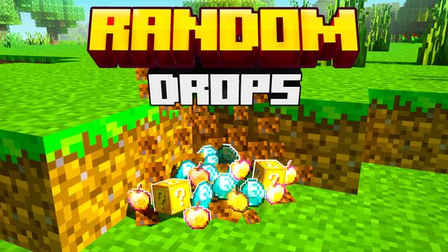 Thumbnail of the Minecraft Bedrock Marketplace product RANDOM DROPS! created by Chunklabs.