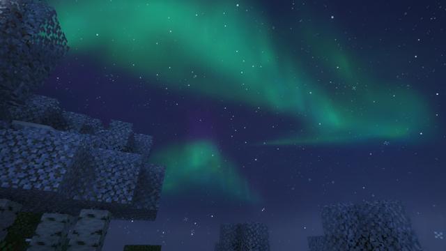 Screenshot of the Minecraft Bedrock Marketplace product REALISTIC SEASONS! Add-On created by Chunklabs.
