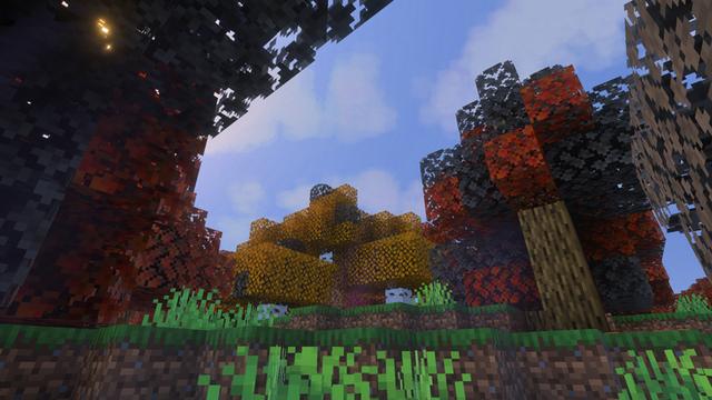 Screenshot of the Minecraft Bedrock Marketplace product REALISTIC SEASONS! Add-On created by Chunklabs.
