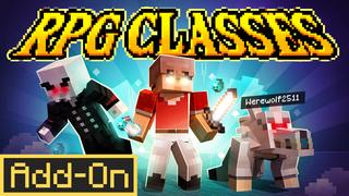 Thumbnail of the Minecraft Bedrock Marketplace product RPG-KLASSEN! Add-On created by Chunklabs.