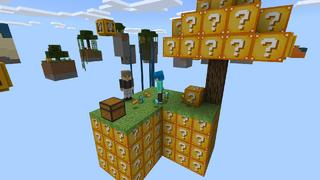 Screenshot of the Minecraft Bedrock Marketplace product SKYBLOCK LUCKY BLOCK! created by Chunklabs.