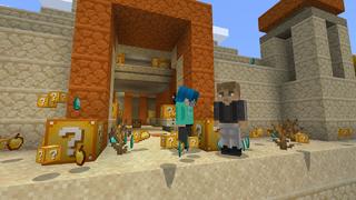 Screenshot of the Minecraft Bedrock Marketplace product SKYBLOCK LUCKY BLOCK! created by Chunklabs.