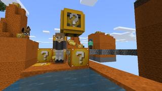 Screenshot of the Minecraft Bedrock Marketplace product SKYBLOCK LUCKY BLOCK! created by Chunklabs.