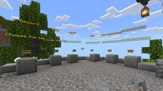 Screenshot of the Minecraft Bedrock Marketplace product SKYWARS! created by Chunklabs.