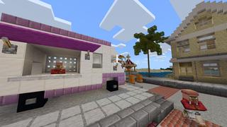 Screenshot of the Minecraft Bedrock Marketplace product Spring City created by Chunklabs.
