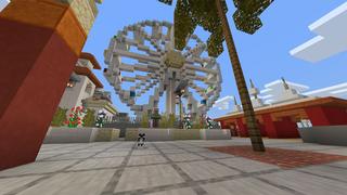 Screenshot of the Minecraft Bedrock Marketplace product Spring City created by Chunklabs.