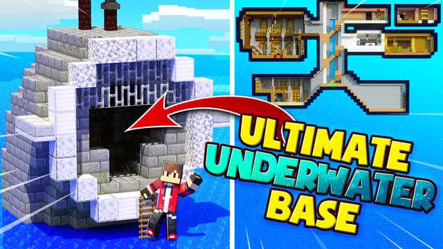 Thumbnail of the Minecraft Bedrock Marketplace product ULTIMATE UNDERWATER BASE created by Chunklabs.