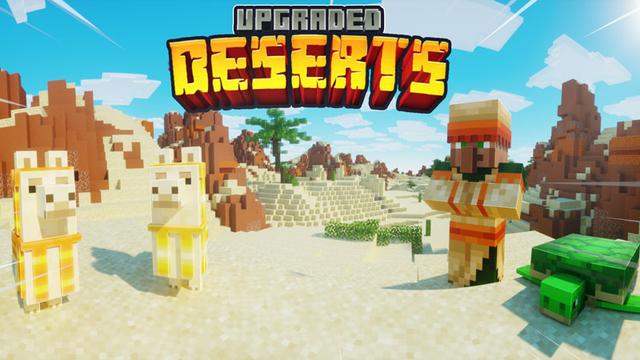 Thumbnail of the Minecraft Bedrock Marketplace product Déserts améliorés created by Chunklabs.