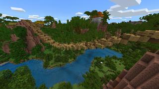 Screenshot of the Minecraft Bedrock Marketplace product Upgraded Jungles created by Chunklabs.