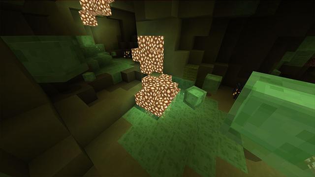 Screenshot of the Minecraft Bedrock Marketplace product Upgraded Swamps created by Chunklabs.