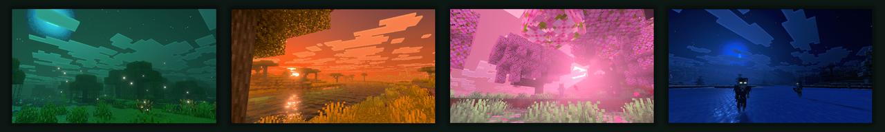 Panorama of the Minecraft Bedrock Marketplace product VAXS VISUALS! created by Chunklabs.