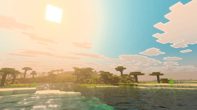 Screenshot of the Minecraft Bedrock Marketplace product VAXS VISUALS! created by Chunklabs.