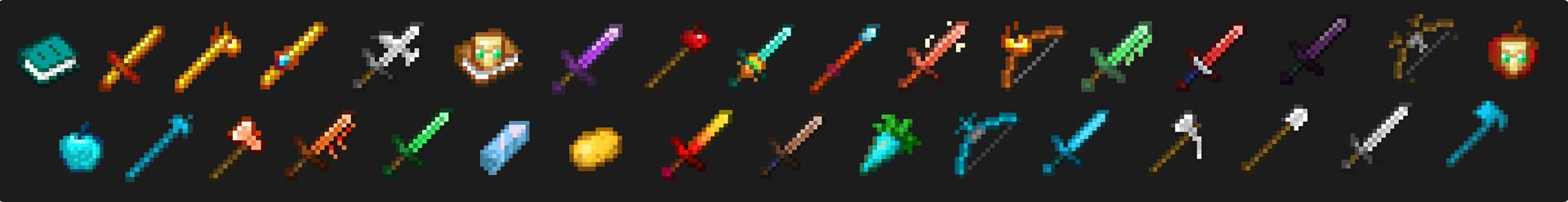 Panorama of the Minecraft Bedrock Marketplace product WEAPON FUSION! created by Chunklabs.