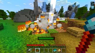 Screenshot of the Minecraft Bedrock Marketplace product WEAPON FUSION! created by Chunklabs.