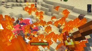 Screenshot of the Minecraft Bedrock Marketplace product WEAPON FUSION! created by Chunklabs.