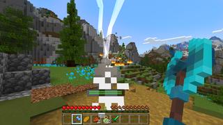 Screenshot of the Minecraft Bedrock Marketplace product WEAPONS EVOLVE! created by Chunklabs.