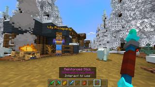 Screenshot of the Minecraft Bedrock Marketplace product WEAPONS EVOLVE! created by Chunklabs.