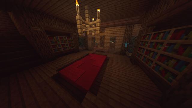 Screenshot of the Minecraft Bedrock Marketplace product Winter Mansion created by Chunklabs.