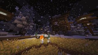 Screenshot of the Minecraft Bedrock Marketplace product Winter Mansion created by Chunklabs.