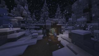 Screenshot of the Minecraft Bedrock Marketplace product Winter Mansion created by Chunklabs.