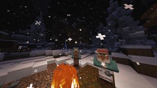 Screenshot of the Minecraft Bedrock Marketplace product Winter Mansion created by Chunklabs.