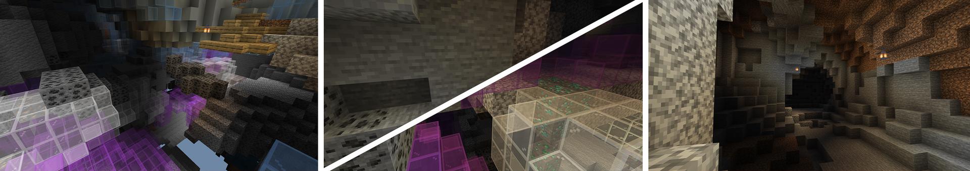 Panorama of the Minecraft Bedrock Marketplace product XRAY! created by Chunklabs.