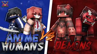 Thumbnail of the Minecraft Bedrock Marketplace product Anime Humans vs Demons created by Cleverlike.