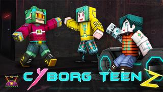Thumbnail of the Minecraft Bedrock Marketplace product Cyborg Teenz created by Cleverlike.