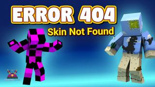 Thumbnail of the Minecraft Bedrock Marketplace product Error 404: Skin Not Found created by Cleverlike.