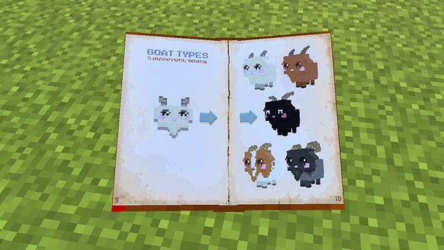 Screenshot of the Minecraft Bedrock Marketplace product Fainting Goats Add-On created by Cleverlike.