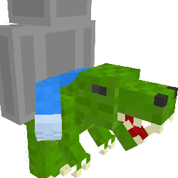 Thumbnail of the Minecraft Bedrock Marketplace product I'm Riding a Dinosaur created by Cleverlike.