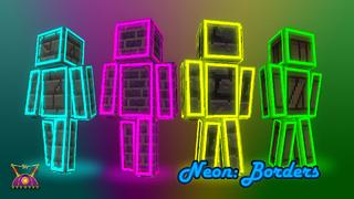 Thumbnail of the Minecraft Bedrock Marketplace product Neon: Borders created by Cleverlike.